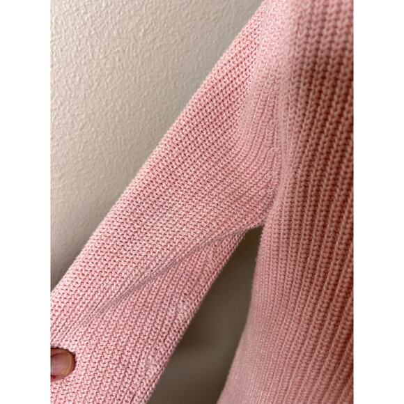 GAP V-Neck Knit Sweater Rose Quartz Size Small - Picture 14 of 15